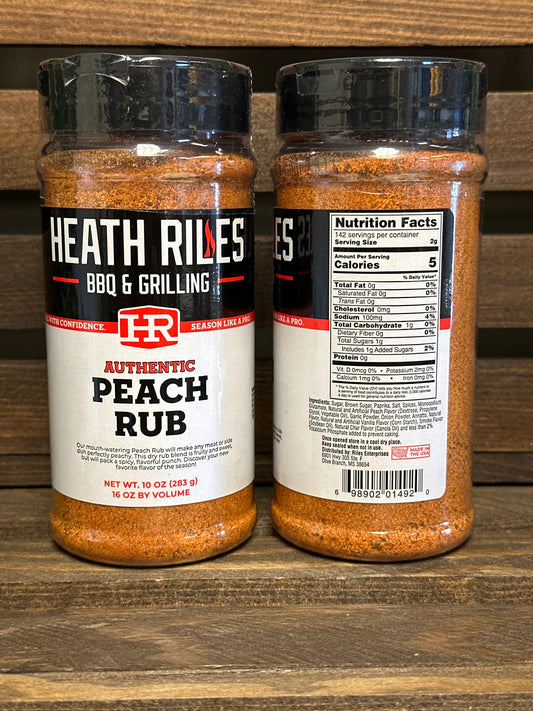 Peach Rub - Heath Riles