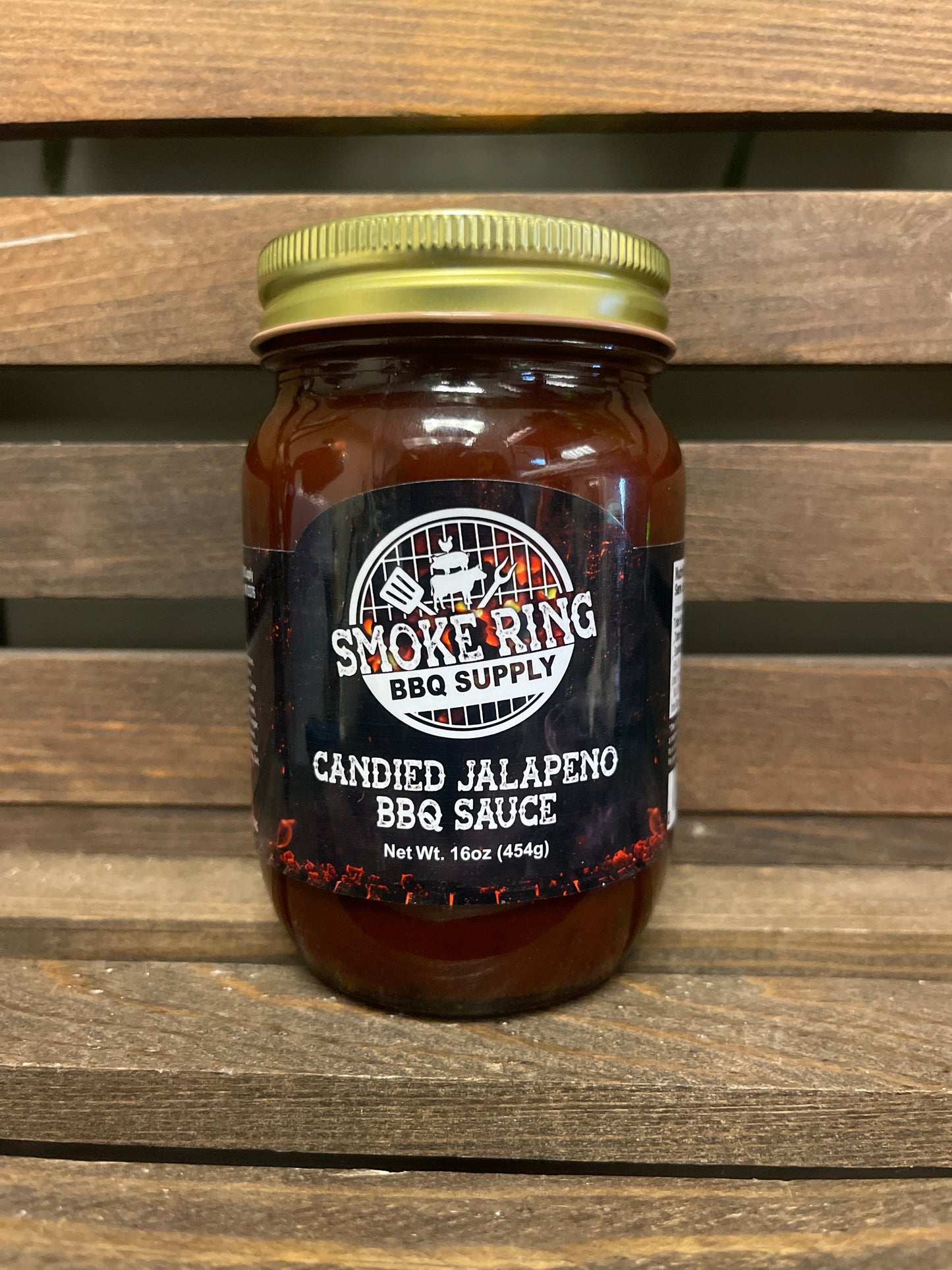 Candied Jalapeño BBQ Sauce - Smoke Ring