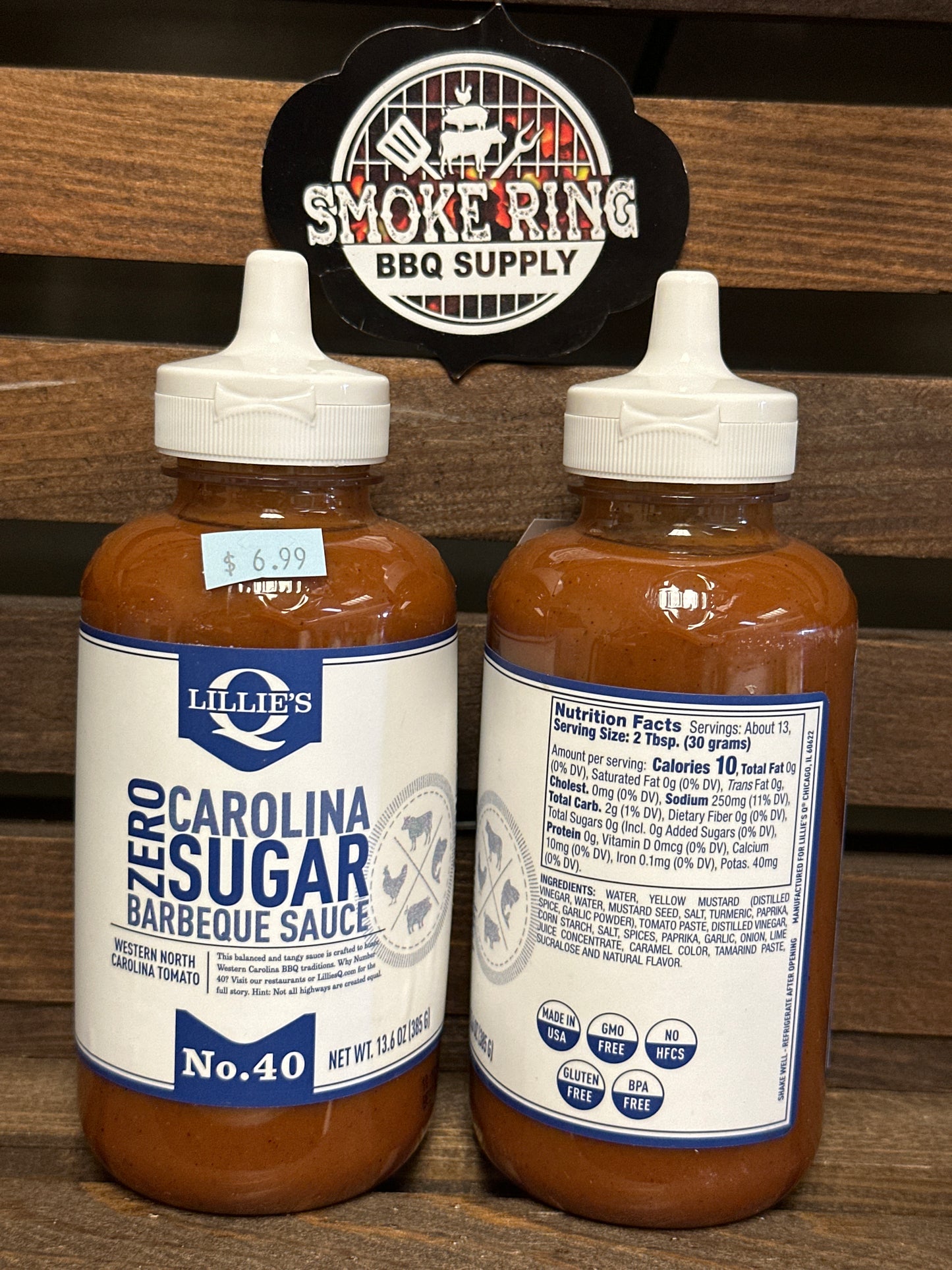 Q Zero Sugar Carolina Barbeque Sauce -Lillie's