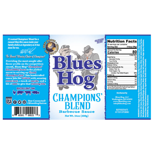 Champions Blend Sauce 1/2 Gallon - Blues Hog