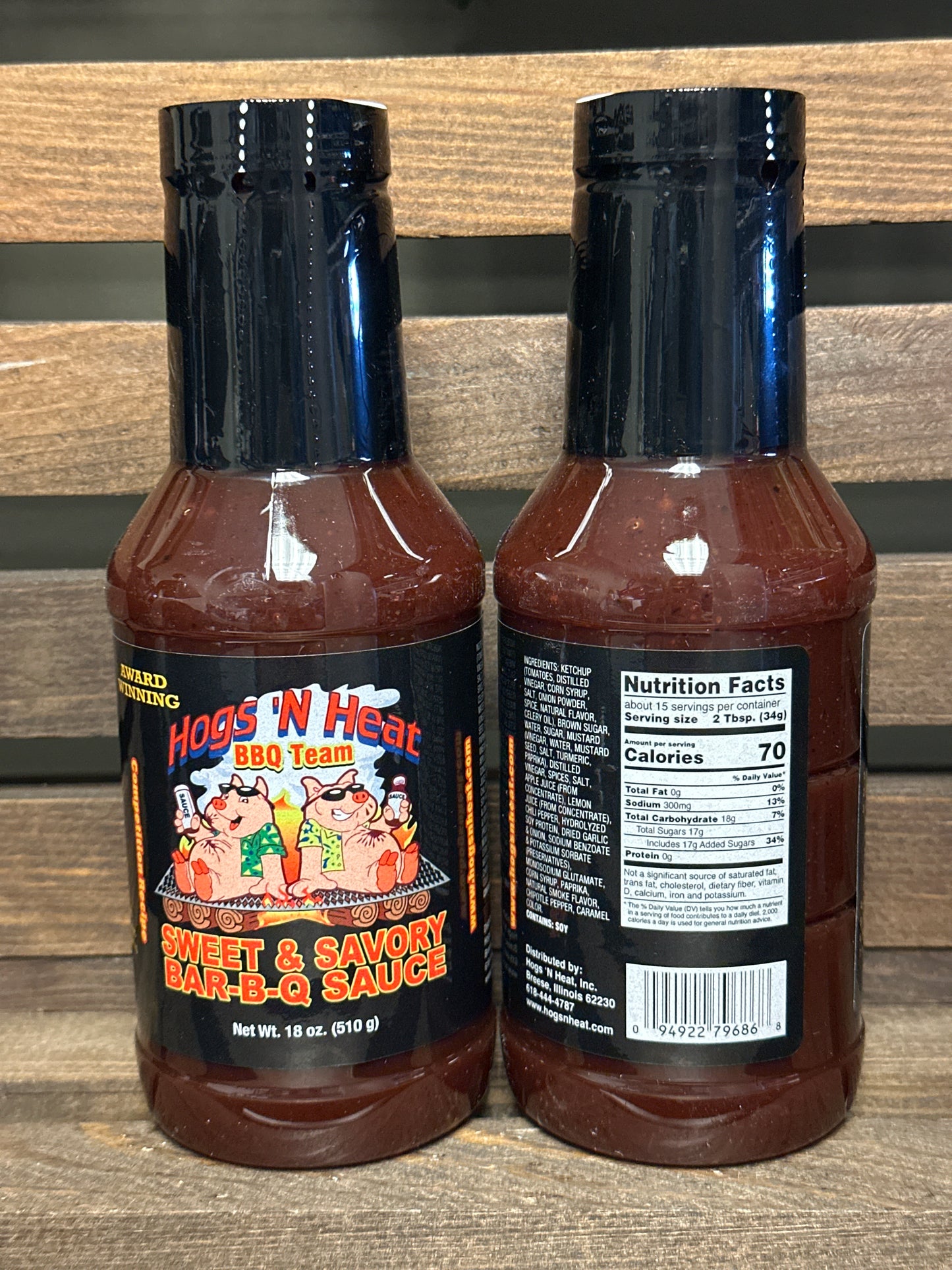 Hogs 'N Heat Sweet & Savory BBQ Sauce