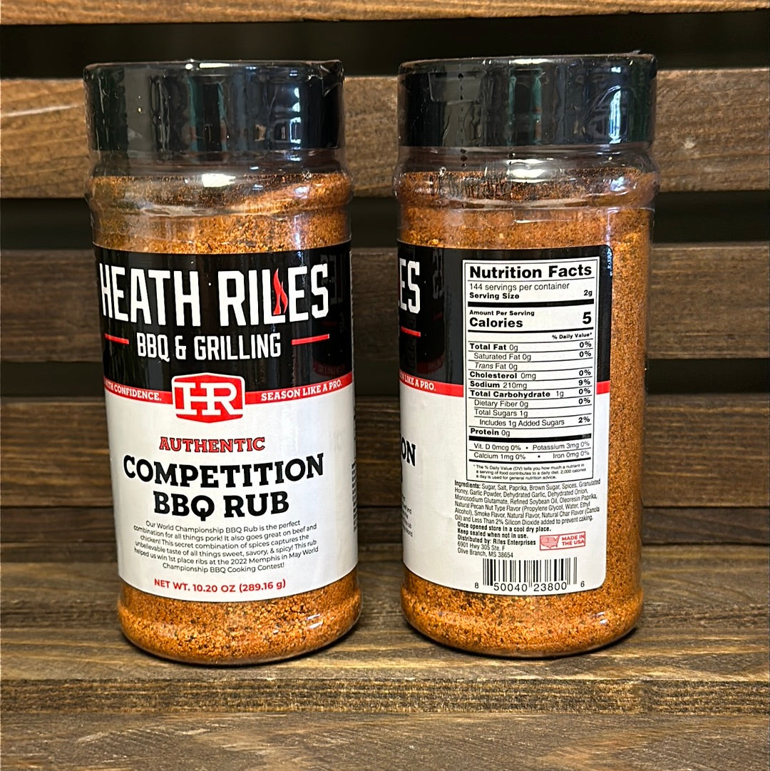 HEATH RILES COMPETITION BBQ RUB SHAKER 10oz