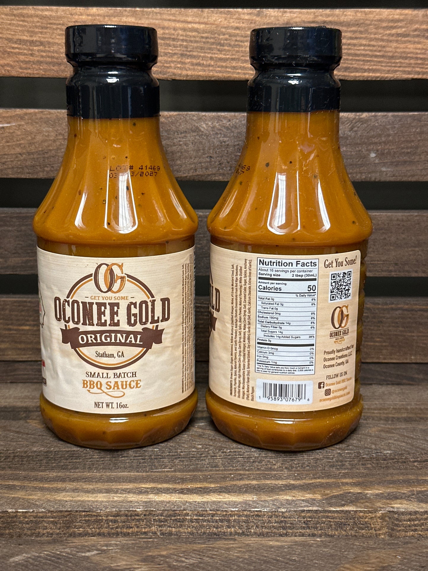 Oconee Gold BBQ Sauce- Original