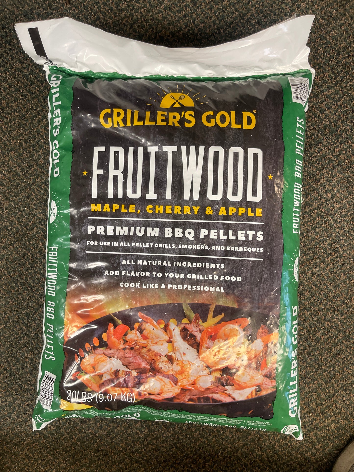 Fruitwood Pellets - Griller’s Gold 20lbs