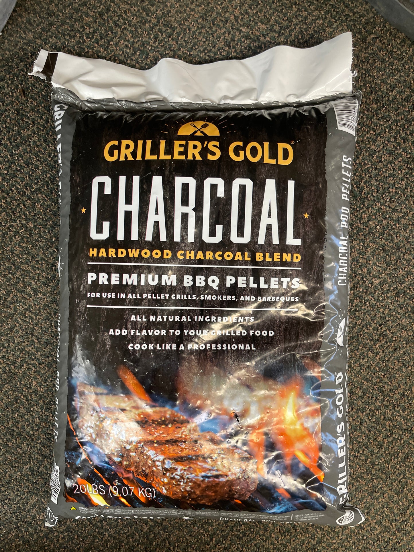 Charcoal Pellets - Griller’s Gold 20lbs