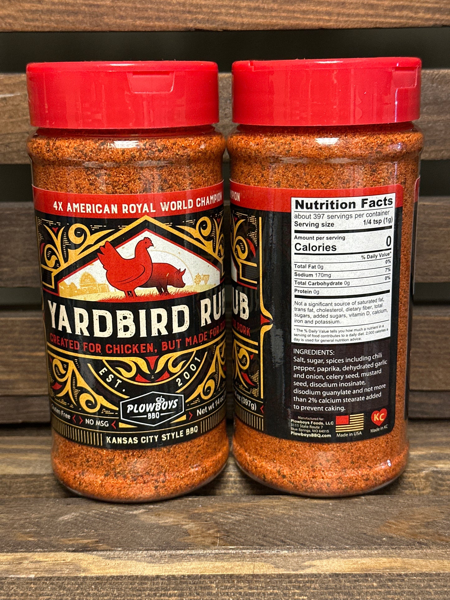 Yardbird Rub - 14oz Plowboys BBQ