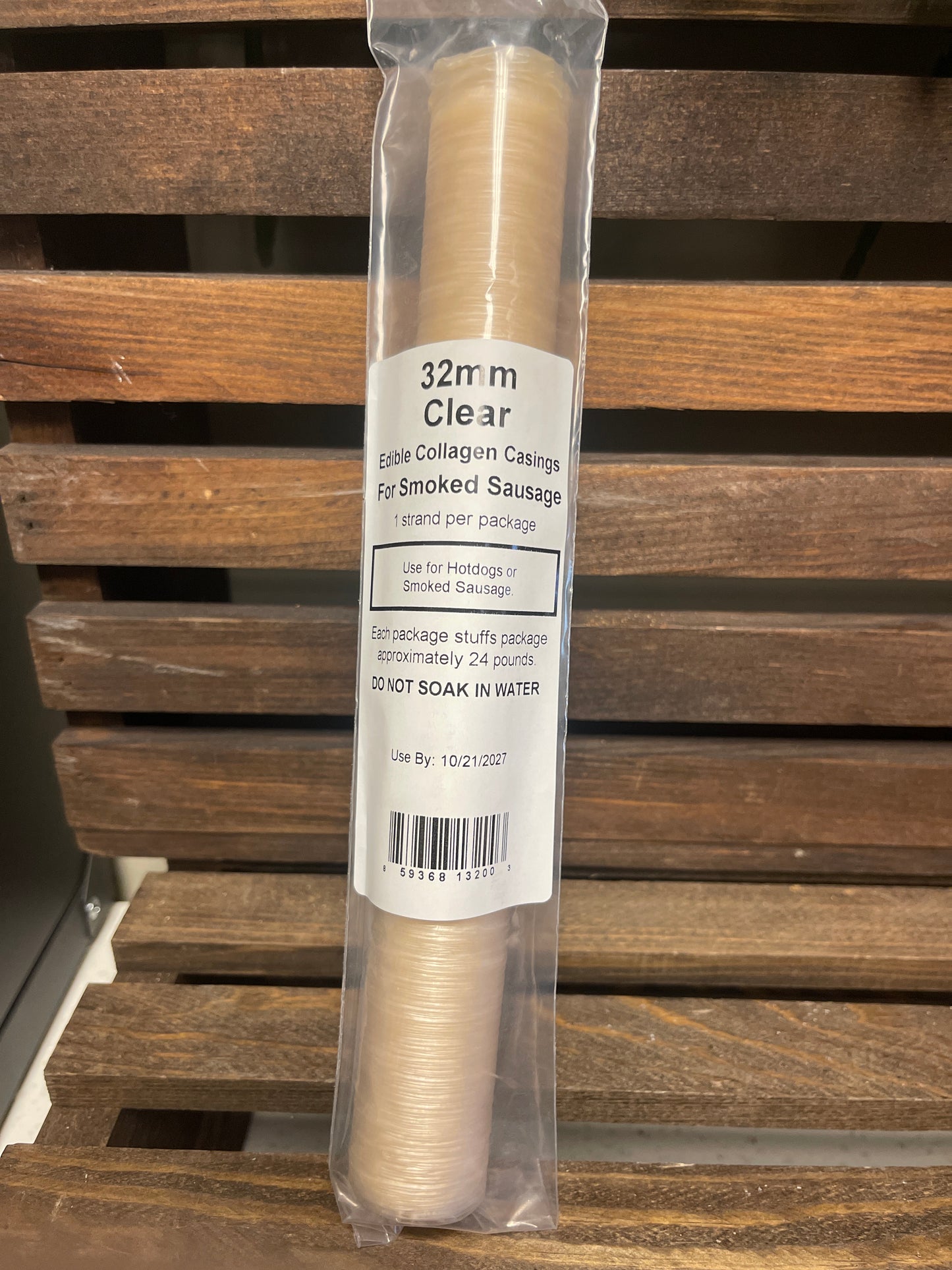 Collagen Casing - 32mm Clear