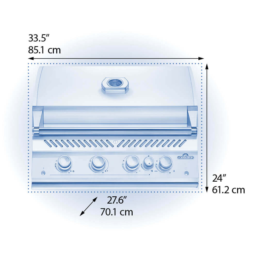Built-In 700 Series 32 with Infrared Rear Burner - Napoleon