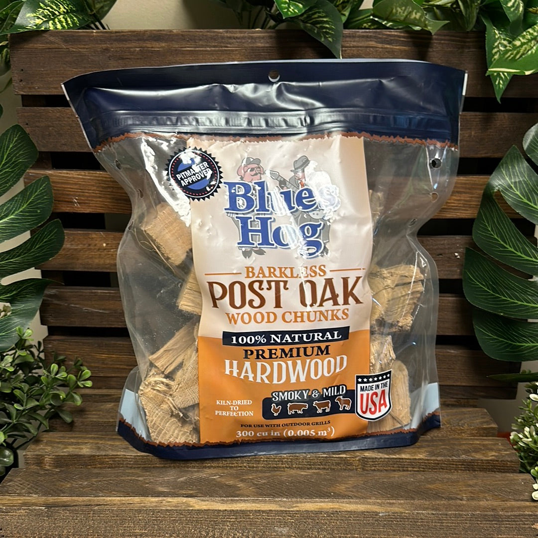 Post Oak Wood Chunks -Blues Hog