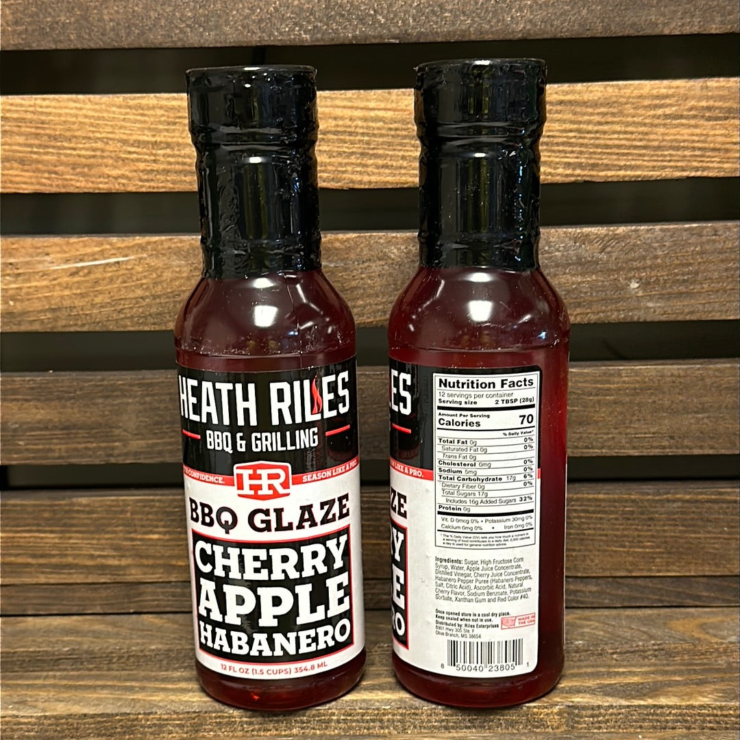 Cherry Apple Habanero BBQ Glaze - Heath Riles