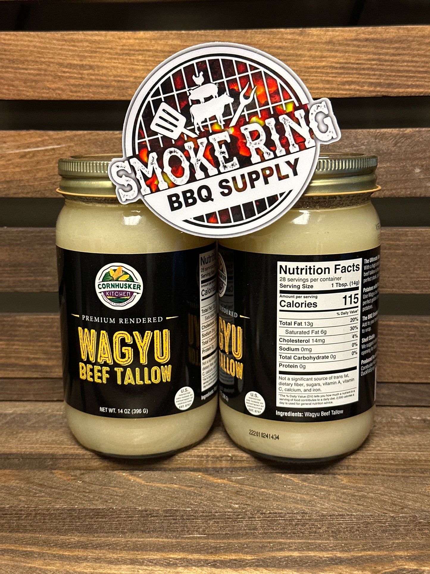 Wagyu Beef Tallow (14oz) -Cornhuskers