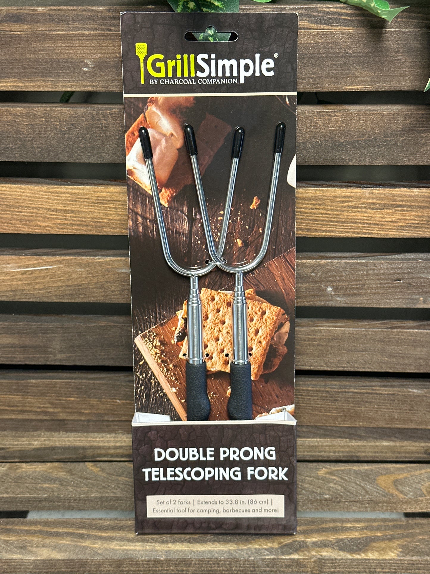 Double Prong Extendable Roasting Forks