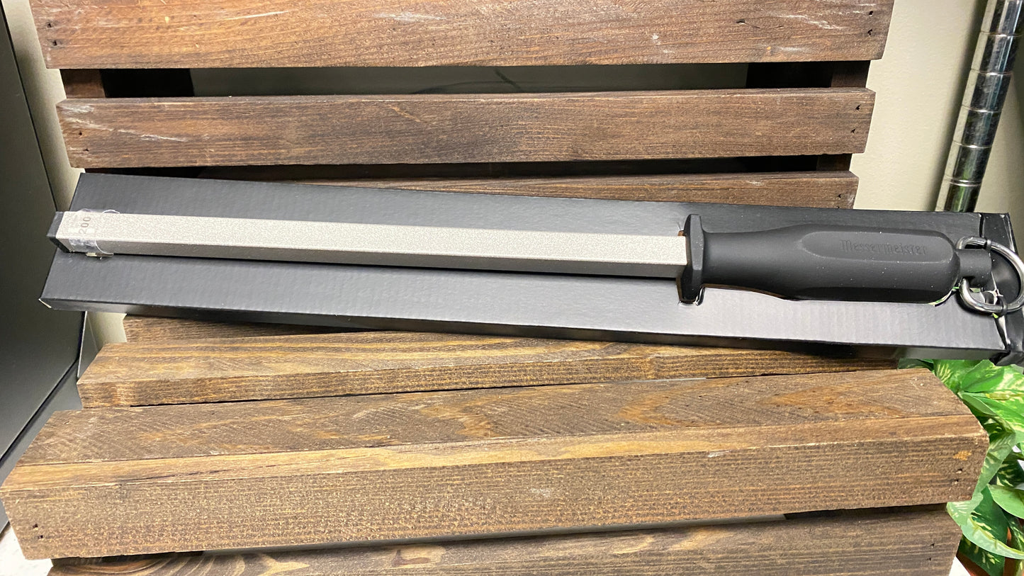 12" 4-Sided Diamond Sharpening Rod