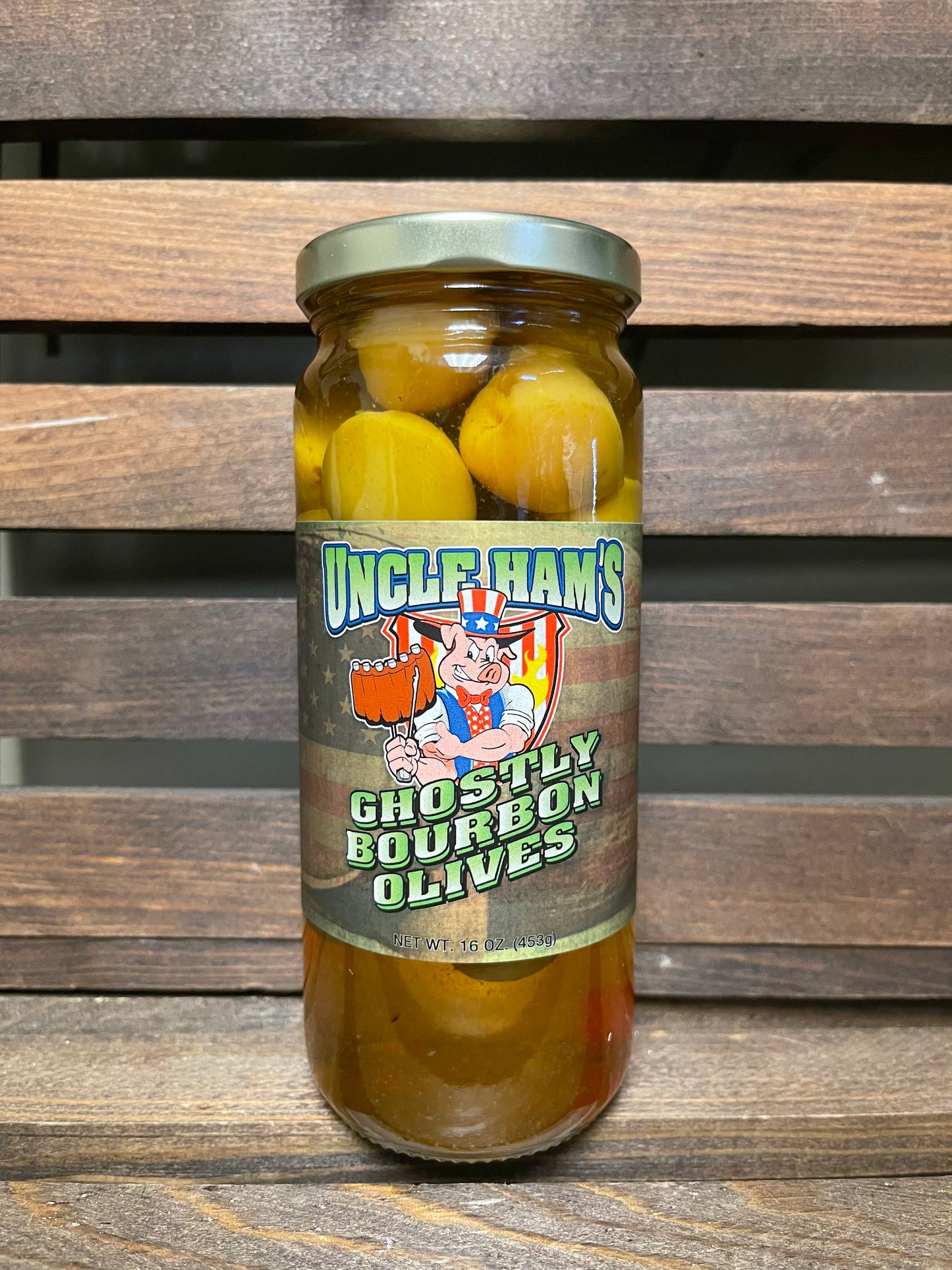 Ghostly Bourbon Olives - Uncle Ham's