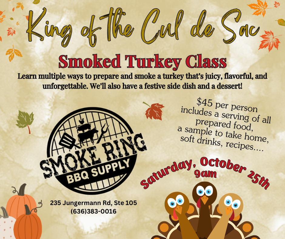 Smoked Turkey Class - 10/25/25 9am