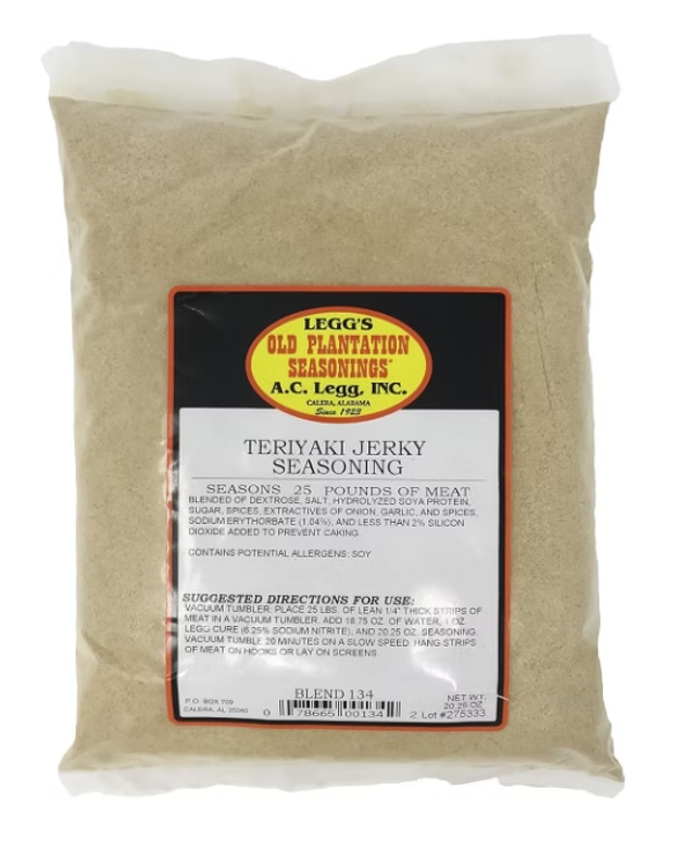 Teriyaki Jerky Seasoning Blend 134 - Legg's