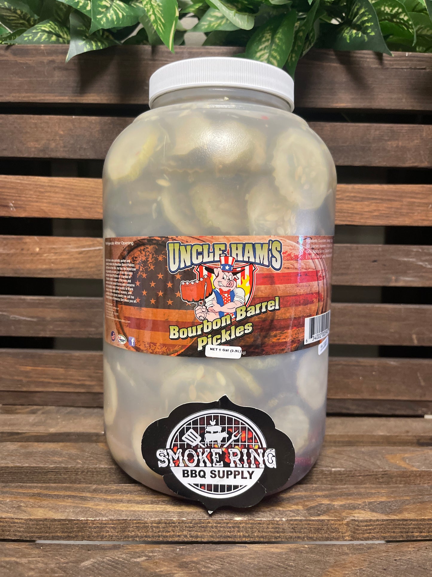 Uncle Ham's Bourbon Barrel Pickles - Gallon