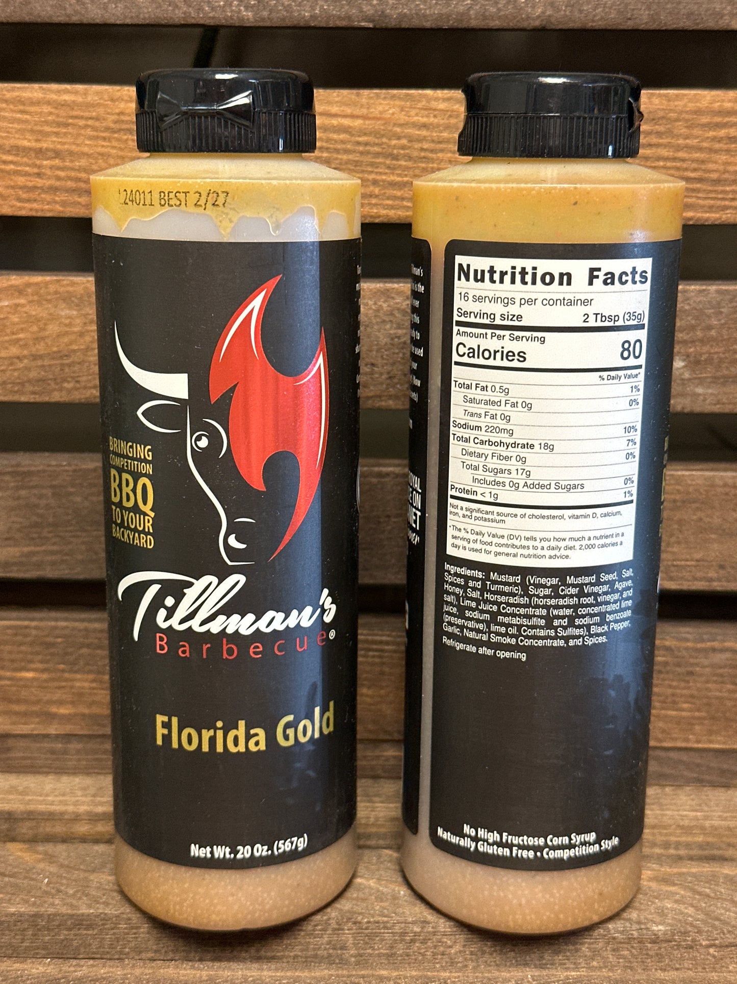 Tillman's Florida Gold BBQ Sauce