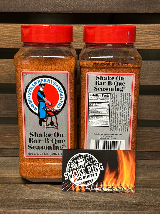 Strawberry's Shake-on Bar-B-Que Seasoning - 24oz