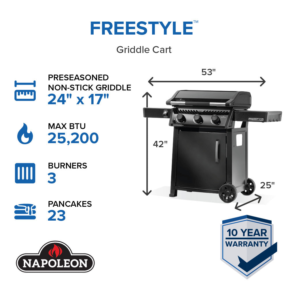 Freestyle 24 Inch Griddle - Napoleon