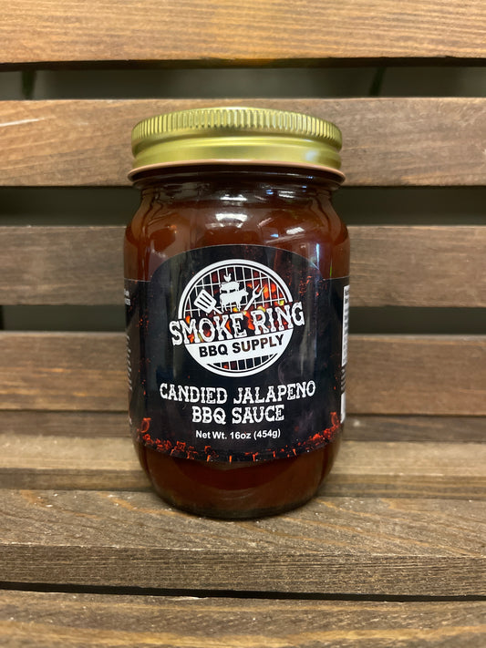 Candied Jalapeño BBQ Sauce - Smoke Ring