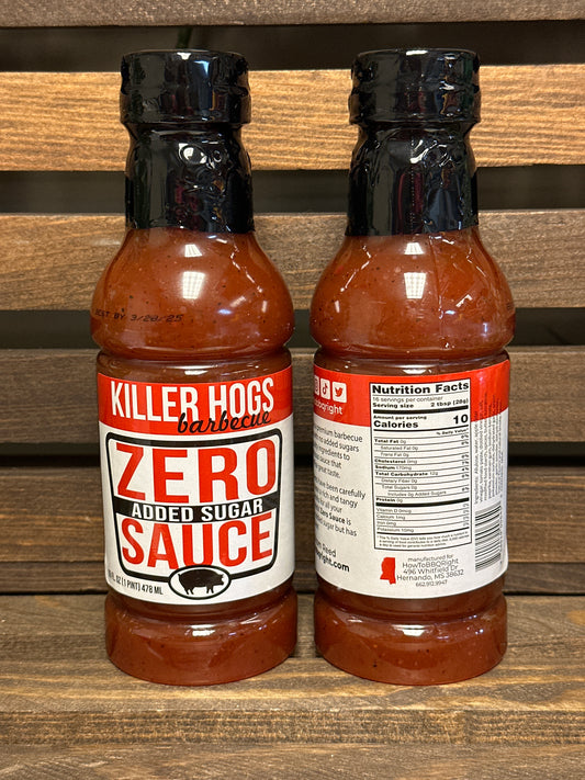 Killer Hogs Zero Added Sugar BBQ Sauce