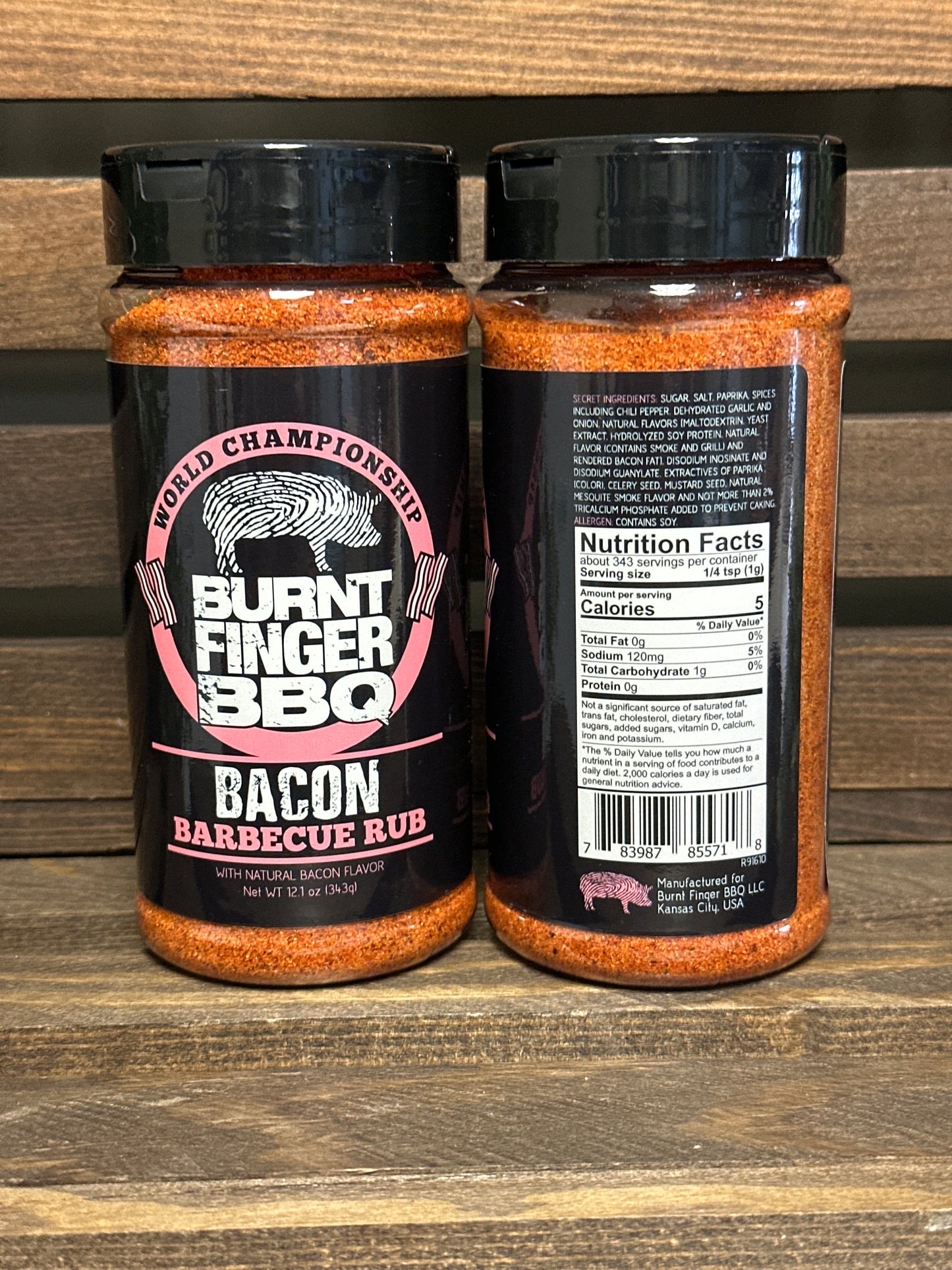 Bacon BBQ Rub - Burnt Finger