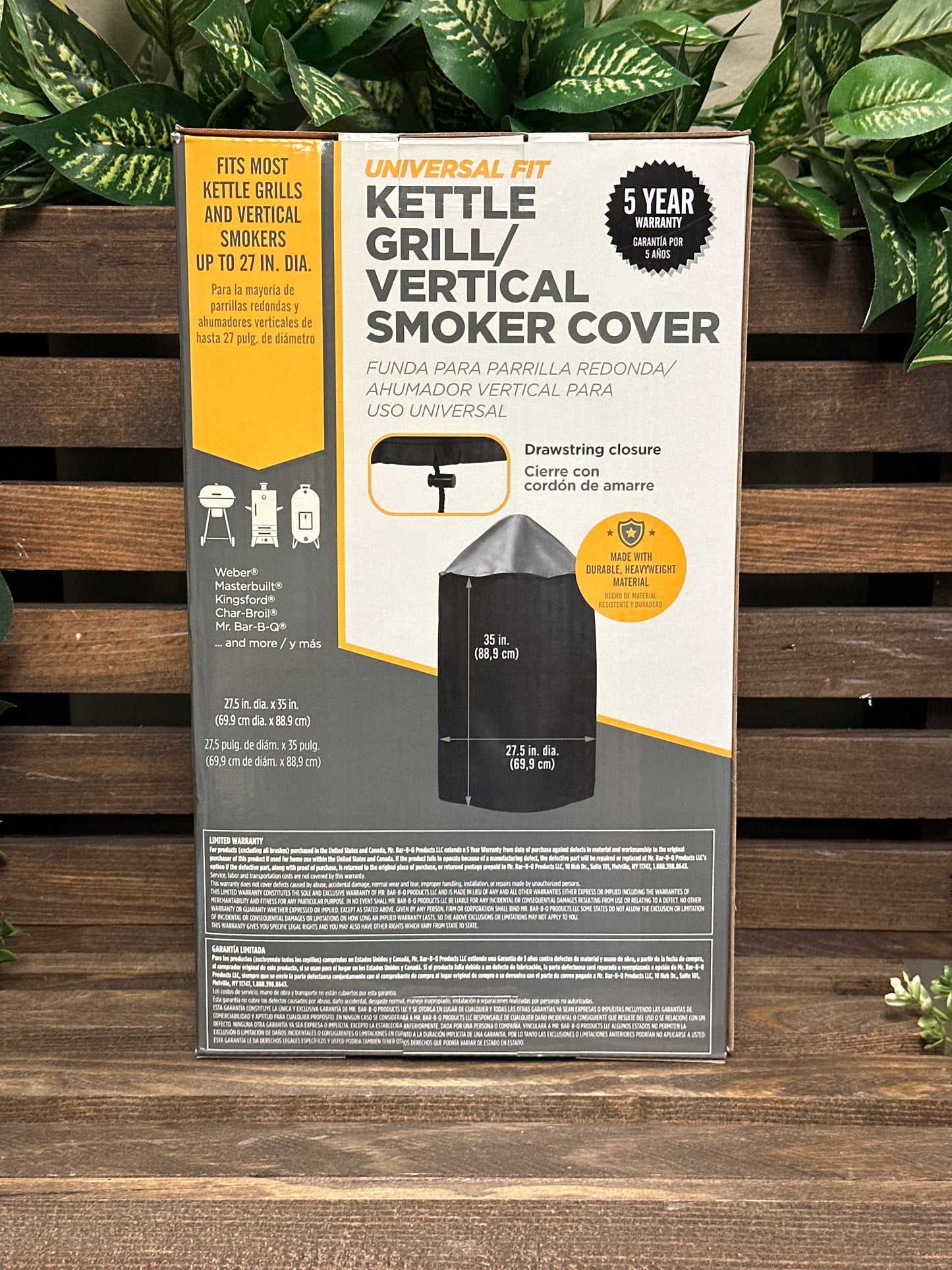 Kettle Grill/Smoker Cover Universal Fit