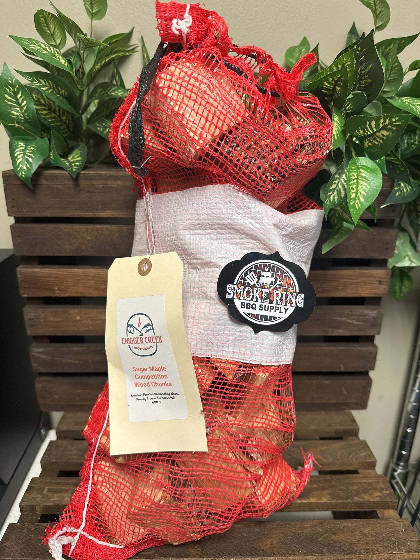 Sugar Maple Wood Chunks - Chigger Creek Red Bag