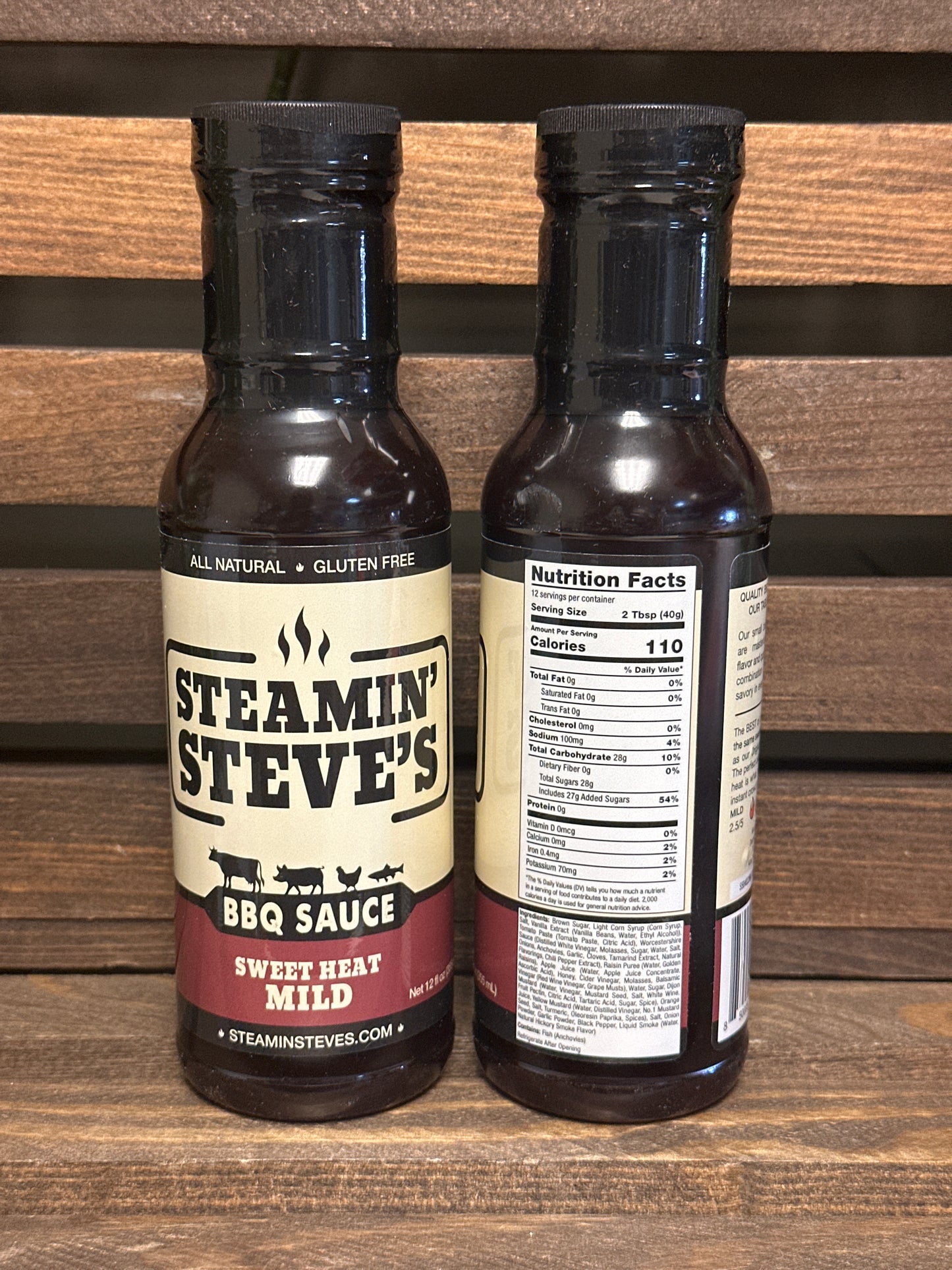 Sweet Heat ‘Mild’ BBQ Sauce - Steamin' Steve