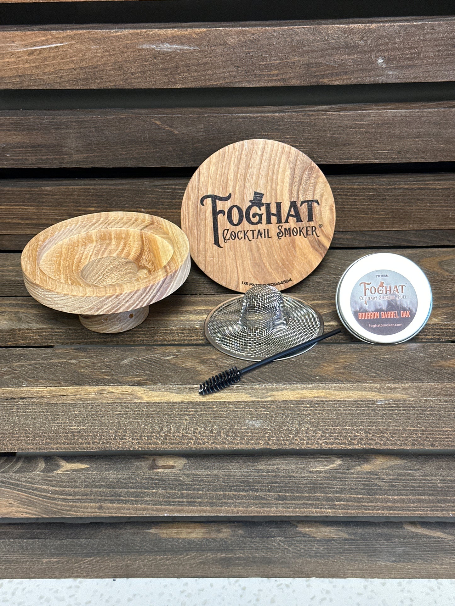 Foghat Cocktail Smoker W/ Bourbon Barrel Wood Shavings