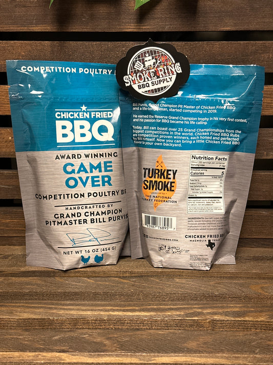 Game Over Poultry Brine - Chicken Fried BBQ