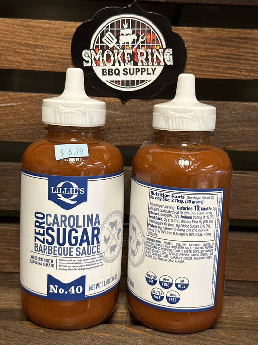 Q Zero Sugar Carolina Barbeque Sauce -Lillie's
