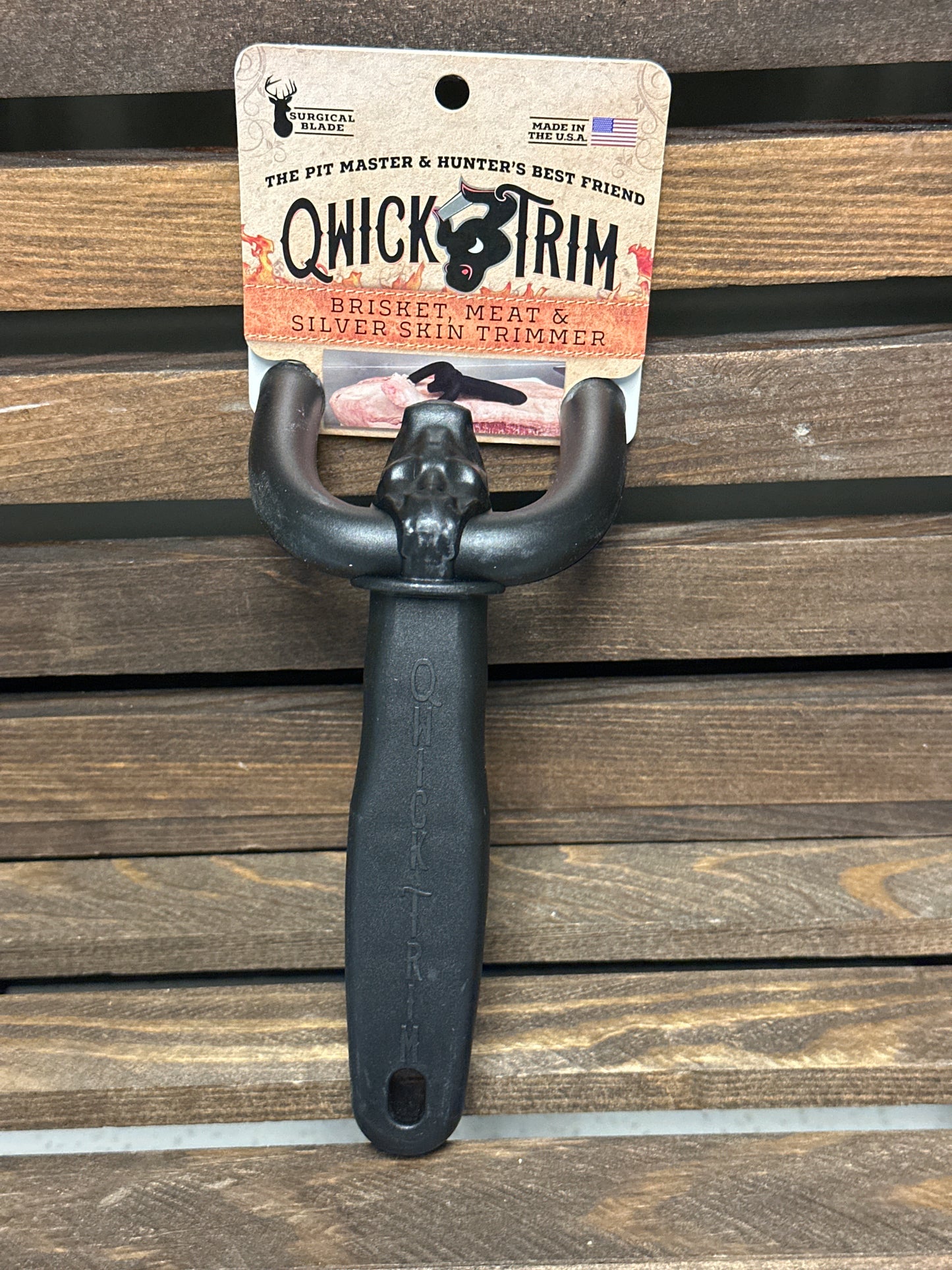 Qwick Trim Silver Skin Trimmer – Smoke Ring BBQ Supply