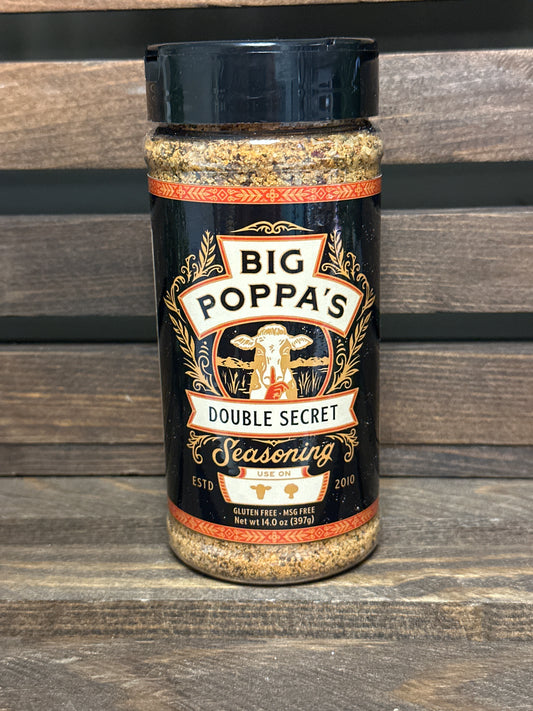 Double Secret Steak Rub 14oz - Big Poppa