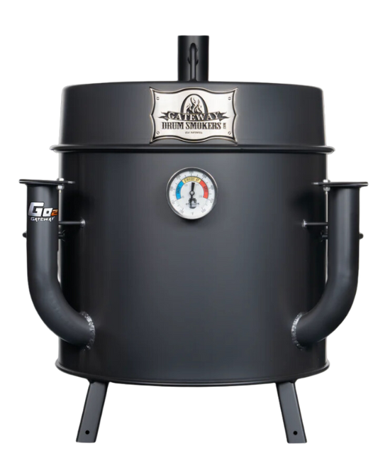 Gateway Drum Smoker GO2™ Smoker and Grill - Matte Black