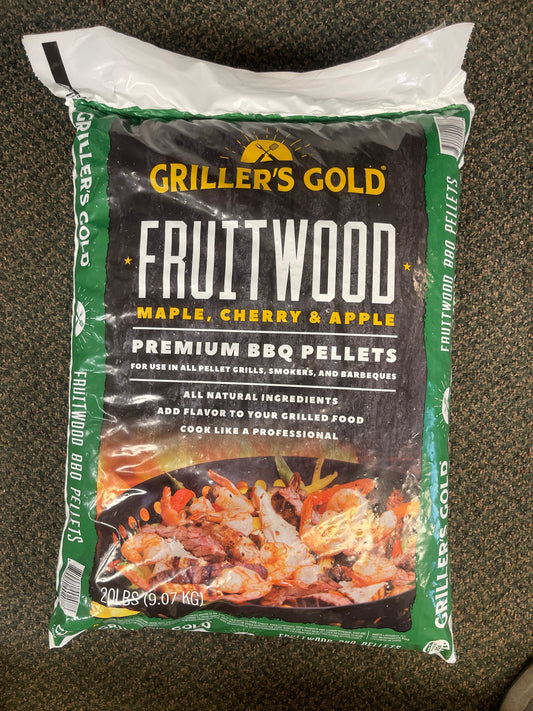 Fruitwood Pellets - Griller’s Gold  20lbs