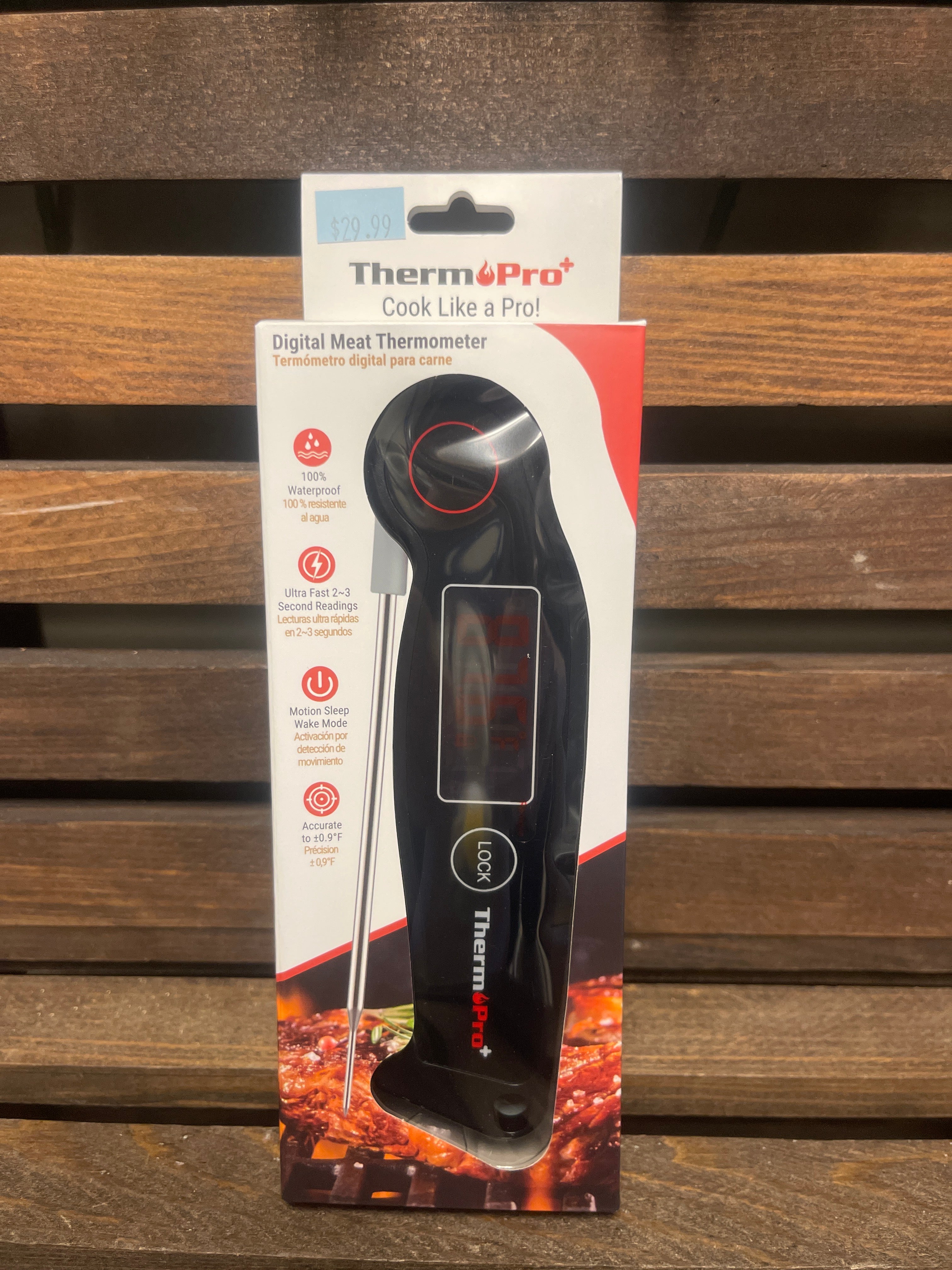 ThermoPro TP19 Digital Waterproof Instant-Read Meat Thermometer