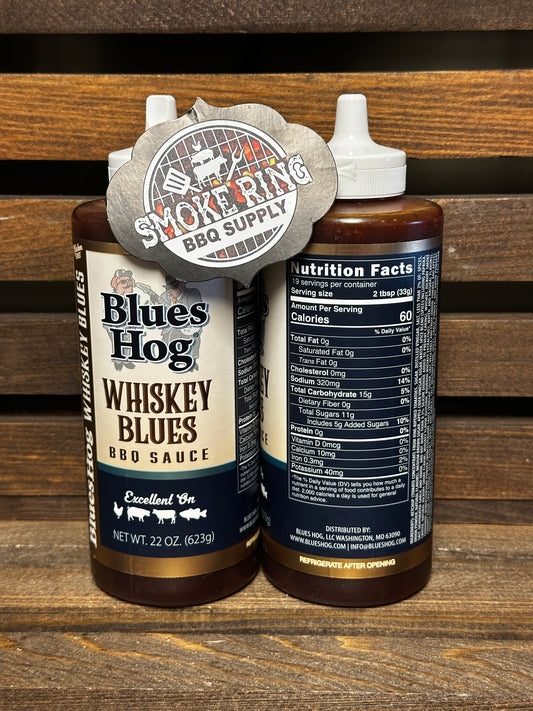 Whiskey Blues BBQ Sauce 22oz - Blues Hog