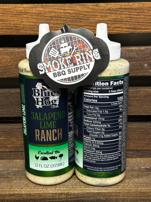 Jalapeño Lime Ranch Sauce 12 oz - Blues Hog