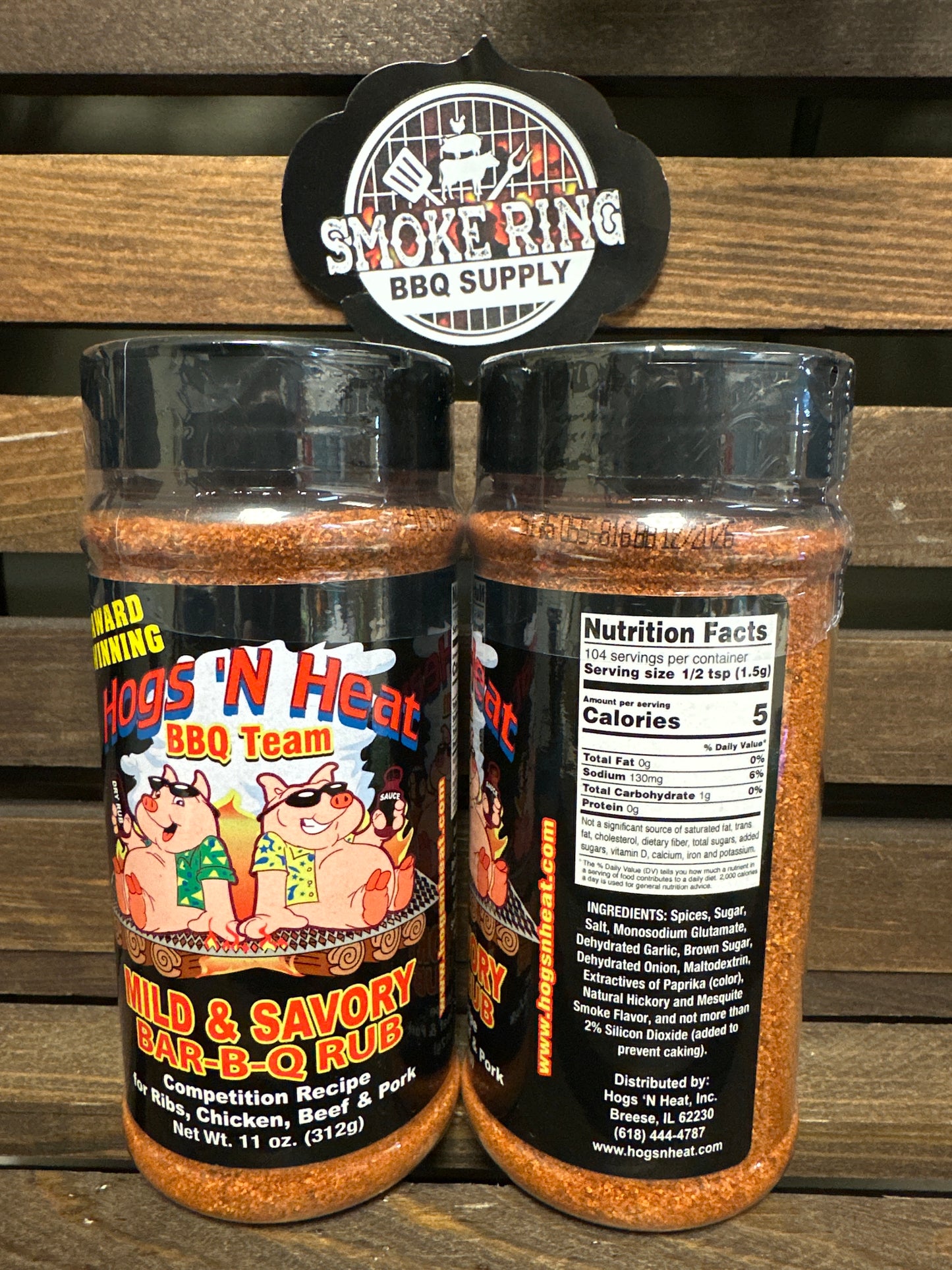 Hogs N Heat Mild & Savory BBQ Rub