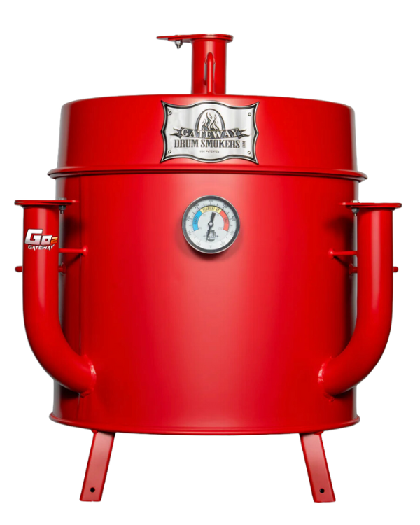 Gateway Drum Smoker GO2™ Smoker and Grill - Matte Red