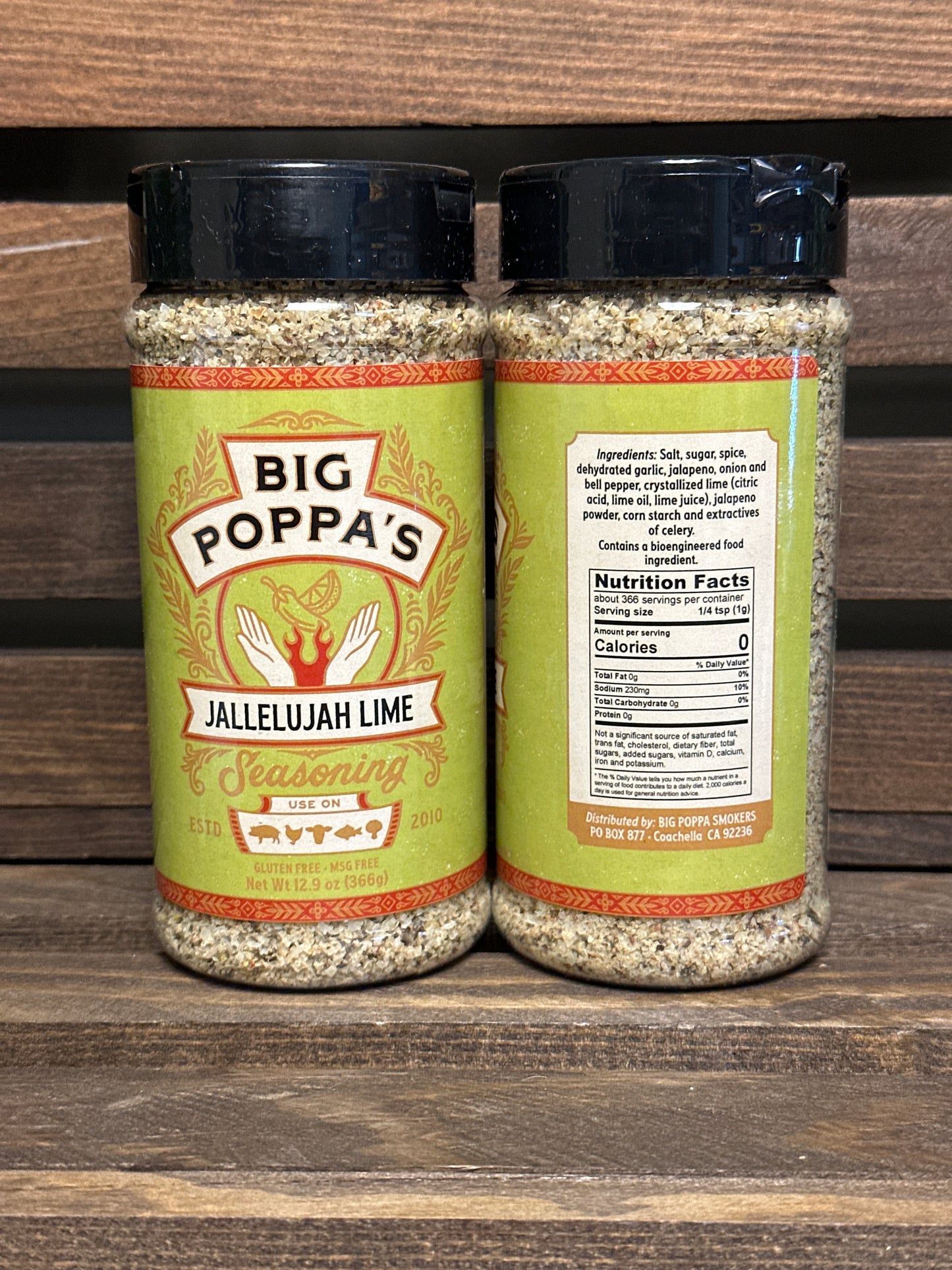 Jallelujah Lime Seasoning 12.9oz - Big Poppa