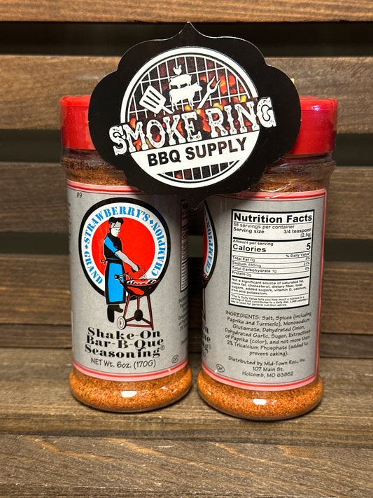 Strawberry's Shake-on Bar-B-Que Seasoning - 6oz