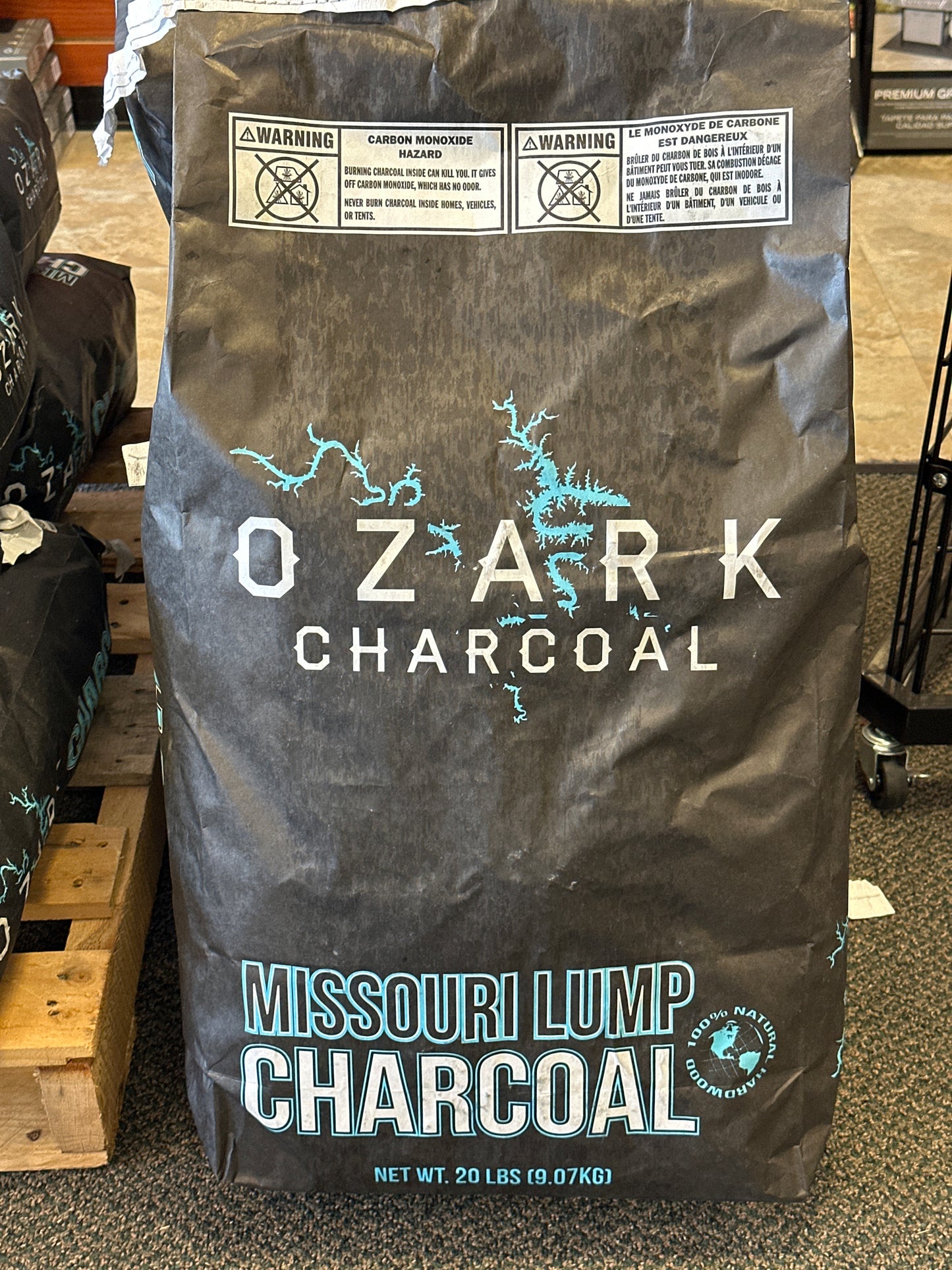 Ozark Lump Charcoal 20lbs