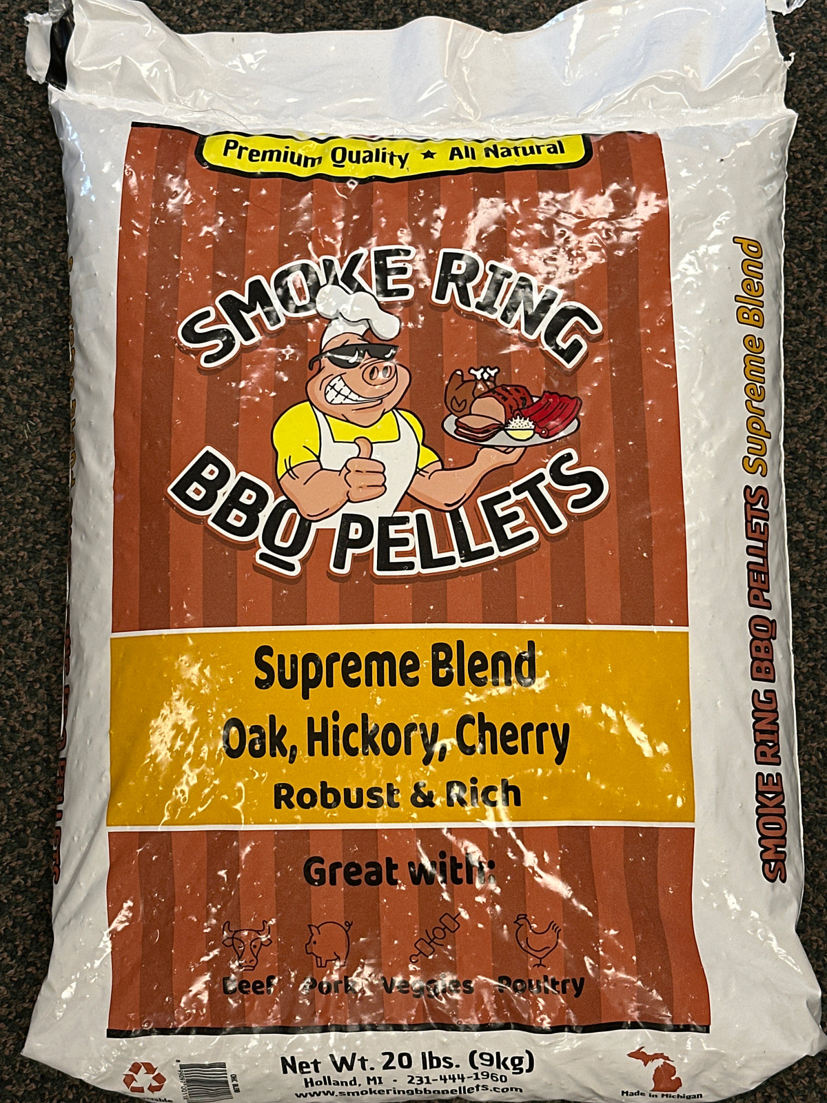 Supreme Blend 20lbs - Smoke Ring BBQ Pellets