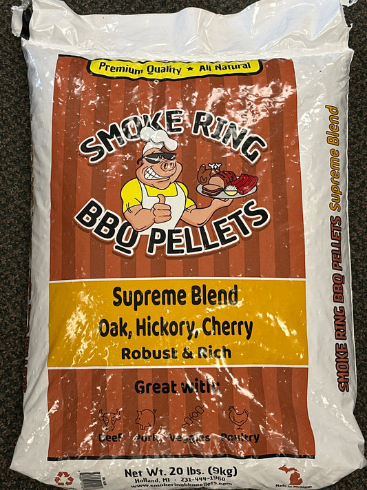 Supreme Blend 20lbs - Smoke Ring BBQ Pellets