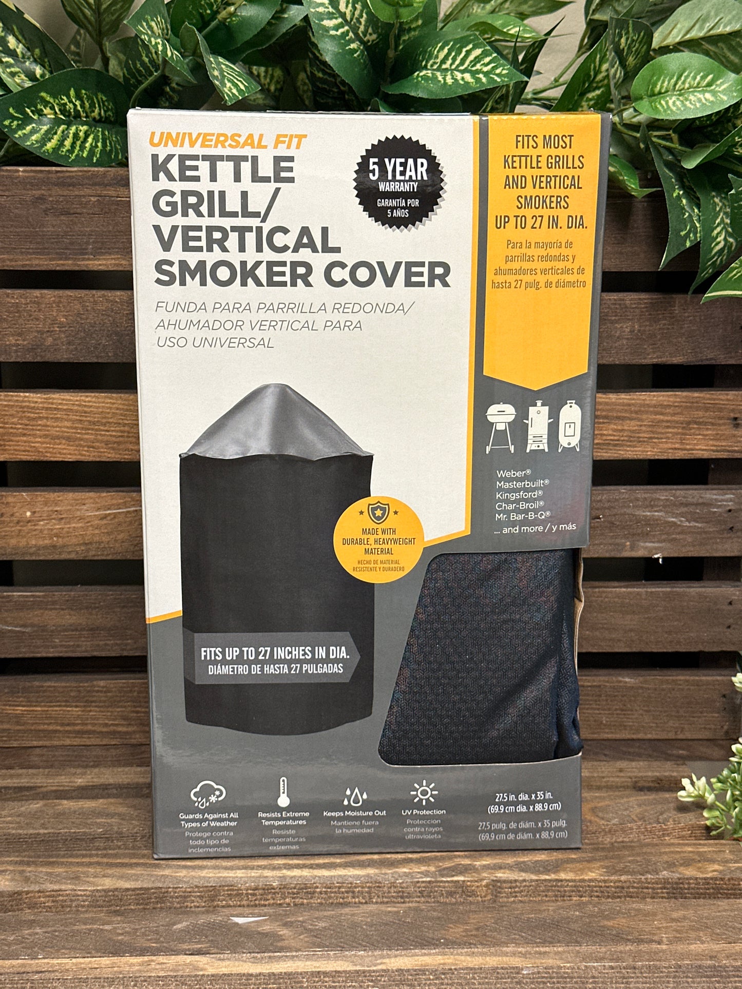 Kettle Grill/Smoker Cover Universal Fit