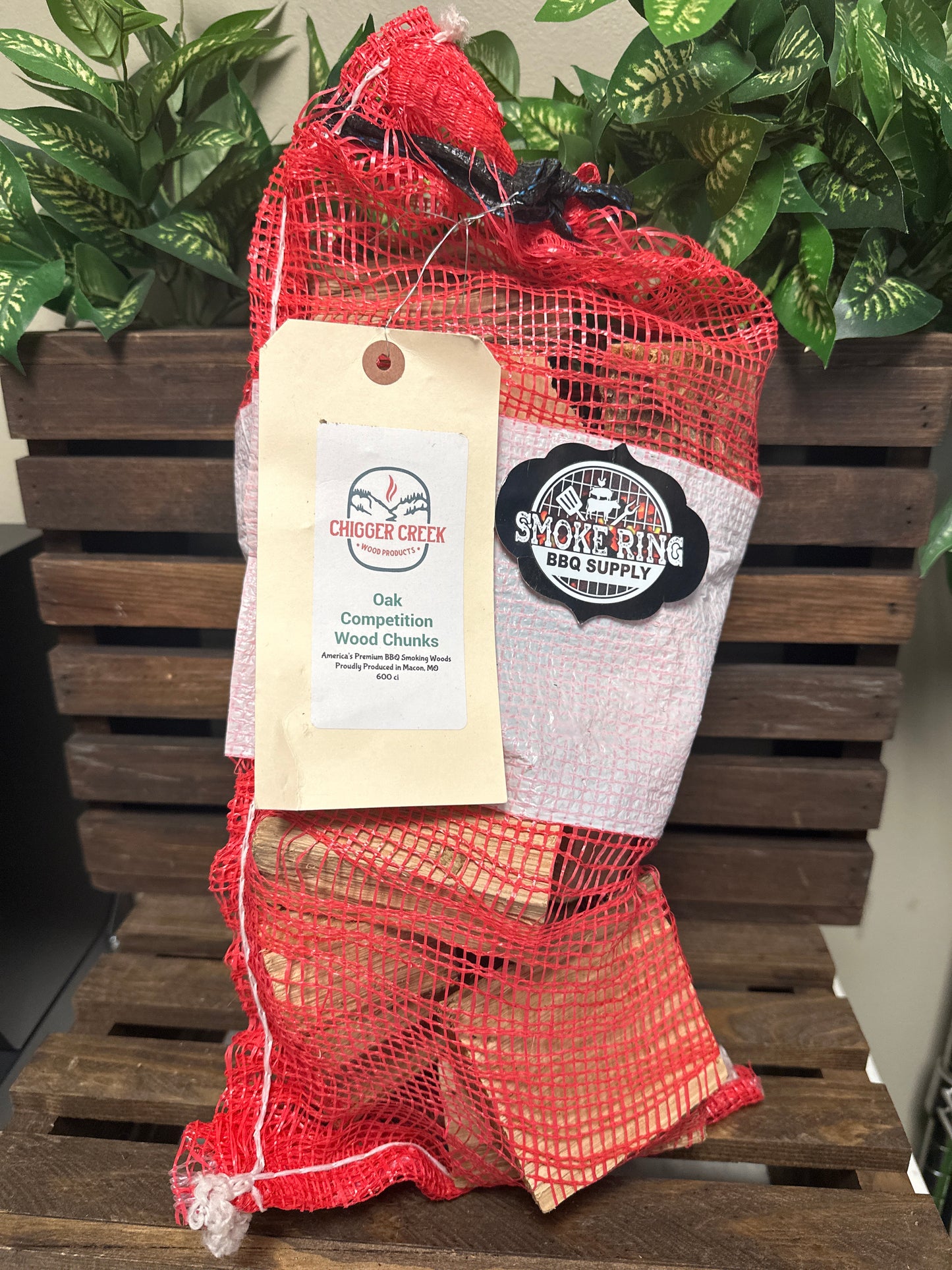 Oak Wood Chunks - Chigger Creek Red Bag