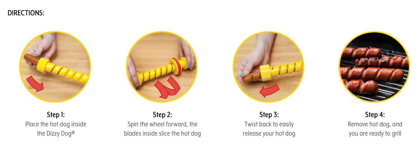 Dizzy Dog® Spiral Hot Dog Cutter